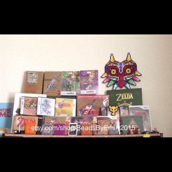 Majoras Mask Wall Art - Game Room Decor - Kids Room - Legend of Zelda - Picture 3 of 4